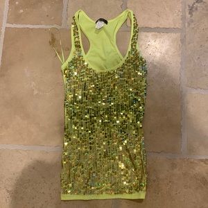 A cute yellow tank top in the brand deb